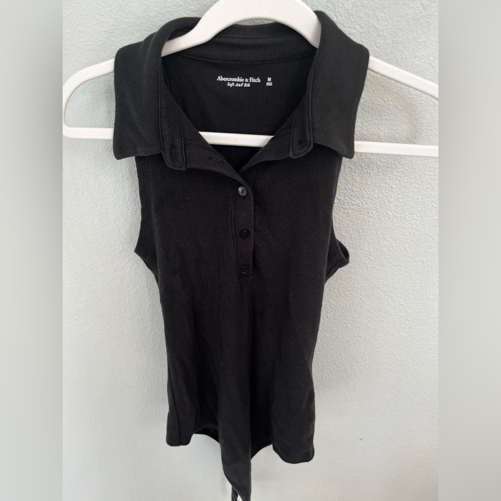 Abercrombie Button Down Collared Bodysuit - Picture 4 of 7